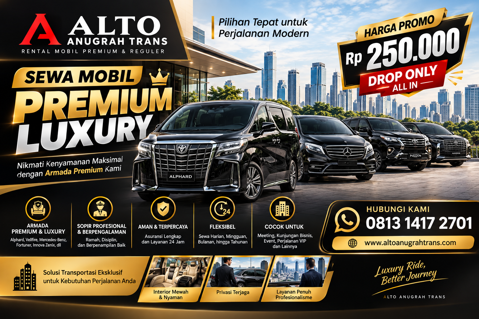 Sewa Mobil Eksekutif JAKARTA Premium: Perjalanan Berkelas